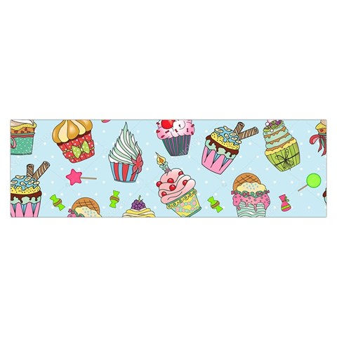 Cupcake Doodle Pattern Toiletries Pouch from ArtsNow.com Hand Strap