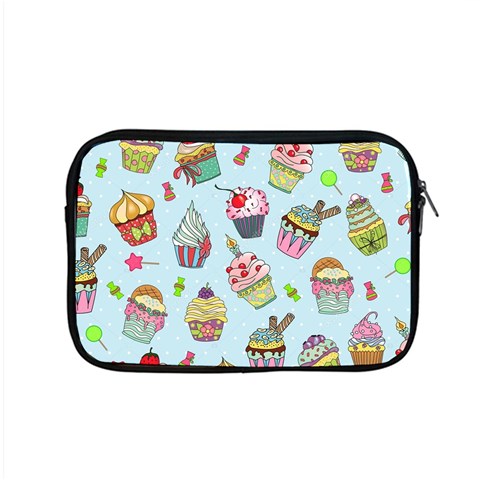 Cupcake Doodle Pattern Apple MacBook Pro 15  Zipper Case from ArtsNow.com Front