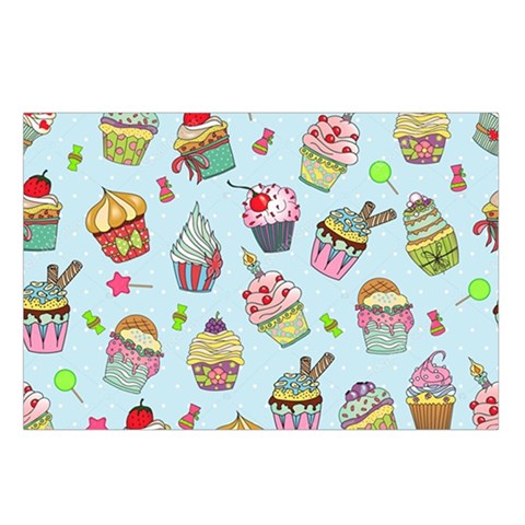 Cupcake Doodle Pattern Waist Pouch (Small) from ArtsNow.com Loop