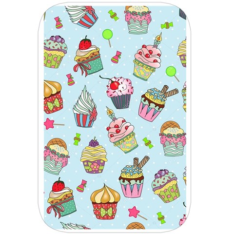 Cupcake Doodle Pattern Belt Pouch Bag (Large) from ArtsNow.com Back