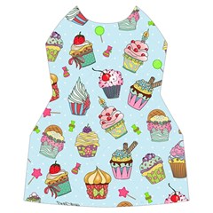 Cupcake Doodle Pattern Women s Long Sleeve Raglan Tee from ArtsNow.com Front