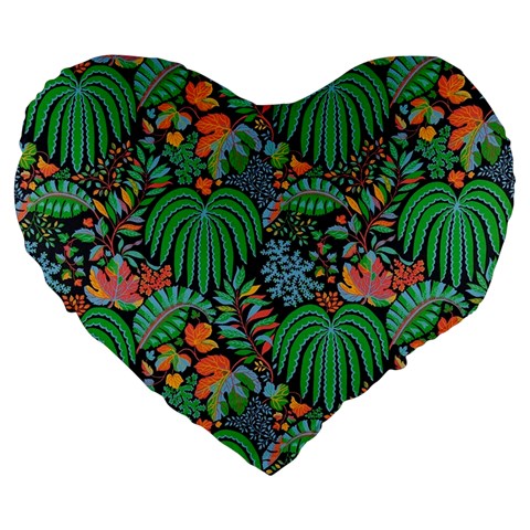 14 Large 19  Premium Flano Heart Shape Cushions from ArtsNow.com Front