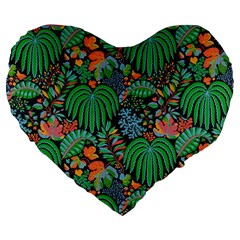 14 Large 19  Premium Flano Heart Shape Cushions from ArtsNow.com Front