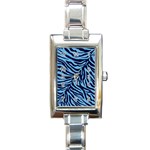 Zebra 3 Rectangle Italian Charm Watch