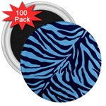 Zebra 3 3  Magnets (100 pack)