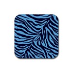 Zebra 3 Rubber Coaster (Square) 