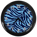 Zebra 3 Wall Clock (Black)