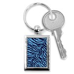 Zebra 3 Key Chain (Rectangle)