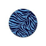 Zebra 3 Rubber Coaster (Round) 