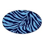 Zebra 3 Oval Magnet