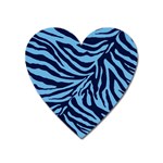 Zebra 3 Heart Magnet