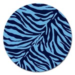 Zebra 3 Magnet 5  (Round)