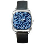 Zebra 3 Square Metal Watch