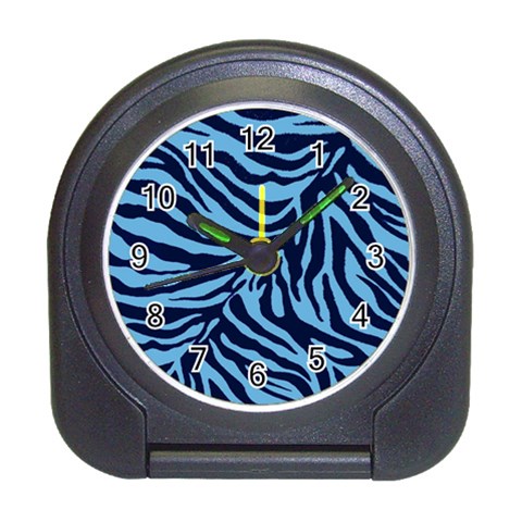 Zebra 3 Travel Alarm Clock from ArtsNow.com Front