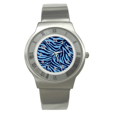 Zebra 3 Stainless Steel Watch from ArtsNow.com Front