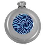 Zebra 3 Round Hip Flask (5 oz)