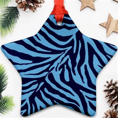 Zebra 3 Star Ornament (Two Sides) from ArtsNow.com Front