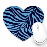 Zebra 3 Heart Mousepads