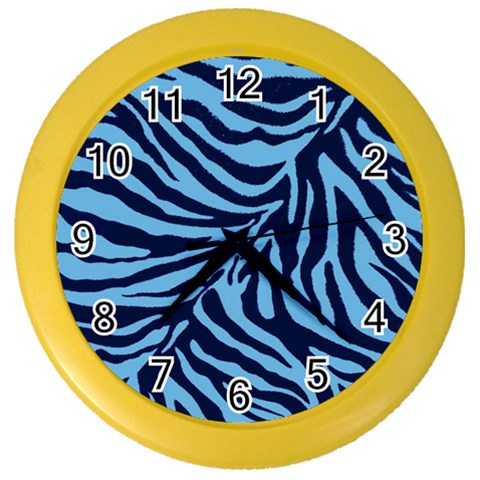 Zebra 3 Color Wall Clock from ArtsNow.com Front