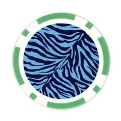 Zebra 3 Poker Chip Card Guard from ArtsNow.com Front