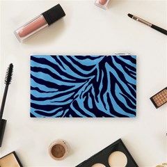 Zebra 3 Cosmetic Bag (Small) from ArtsNow.com Back