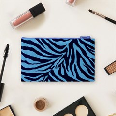 Zebra 3 Cosmetic Bag (Small) from ArtsNow.com Back