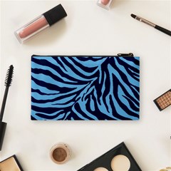 Zebra 3 Cosmetic Bag (Small) from ArtsNow.com Back