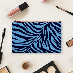 Zebra 3 Cosmetic Bag (Medium) from ArtsNow.com Front