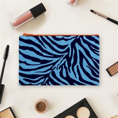 Zebra 3 Cosmetic Bag (Medium) from ArtsNow.com Front