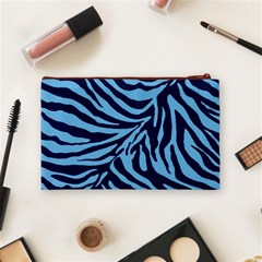 Zebra 3 Cosmetic Bag (Medium) from ArtsNow.com Back