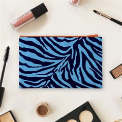 Zebra 3 Cosmetic Bag (Medium) from ArtsNow.com Back