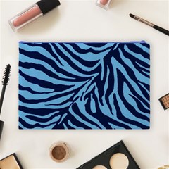 Zebra 3 Cosmetic Bag (Large) from ArtsNow.com Back