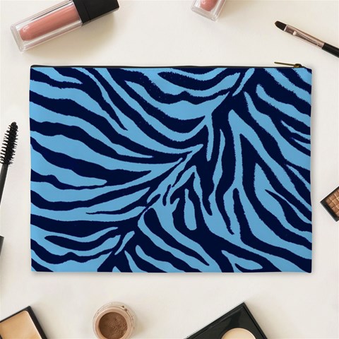 Zebra 3 Cosmetic Bag (XL) from ArtsNow.com Back