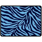 Zebra 3 Fleece Blanket (Large) 