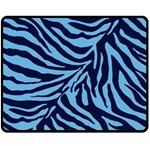 Zebra 3 Fleece Blanket (Medium) 