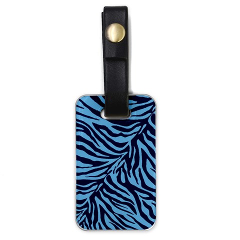 Zebra 3 Luggage Tag (one side) from ArtsNow.com Front