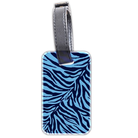 Zebra 3 Luggage Tag (two sides) from ArtsNow.com Front