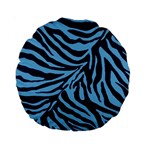 Zebra 3 Standard 15  Premium Round Cushions