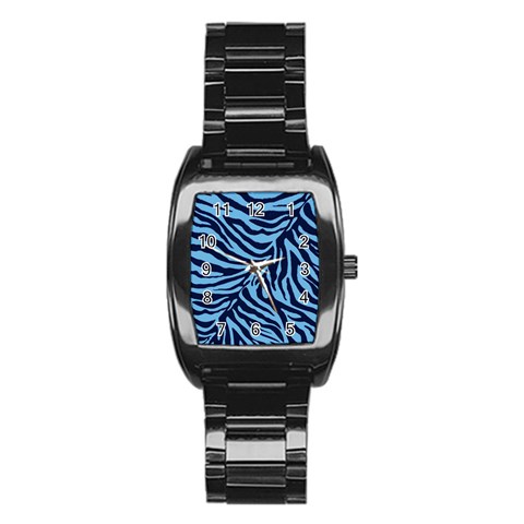 Zebra 3 Stainless Steel Barrel Watch from ArtsNow.com Front