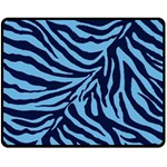 Zebra 3 Double Sided Fleece Blanket (Medium) 