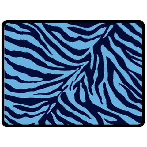 Zebra 3 Double Sided Fleece Blanket (Large)  from ArtsNow.com 80 x60  Blanket Front