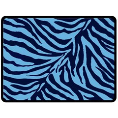 Zebra 3 Double Sided Fleece Blanket (Large)  from ArtsNow.com 80 x60  Blanket Front