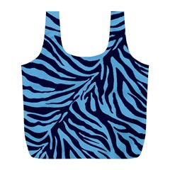 Zebra 3 Full Print Recycle Bag (L) from ArtsNow.com Front