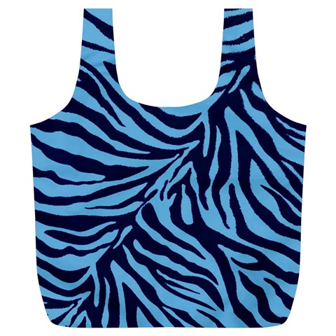 Zebra 3 Full Print Recycle Bag (XL) from ArtsNow.com Back