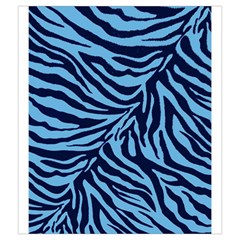 Zebra 3 Drawstring Pouch (Medium) from ArtsNow.com Back