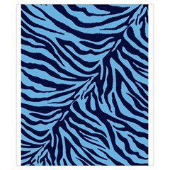 Zebra 3 Drawstring Pouch (XS) from ArtsNow.com Back