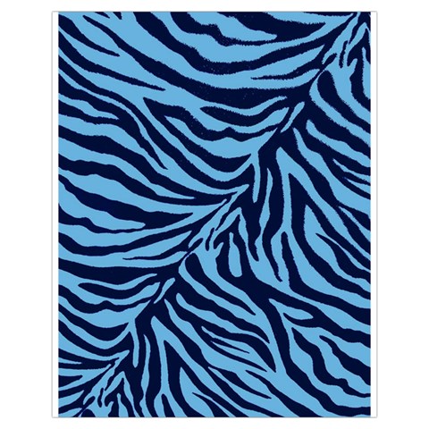 Zebra 3 Drawstring Pouch (XL) from ArtsNow.com Front