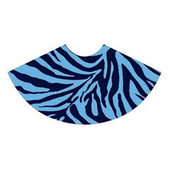 Zebra 3 Midi Sleeveless Dress from ArtsNow.com Skirt Front