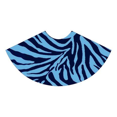 Zebra 3 Midi Sleeveless Dress from ArtsNow.com Skirt Back