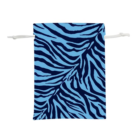 Zebra 3 Lightweight Drawstring Pouch (S) from ArtsNow.com Front